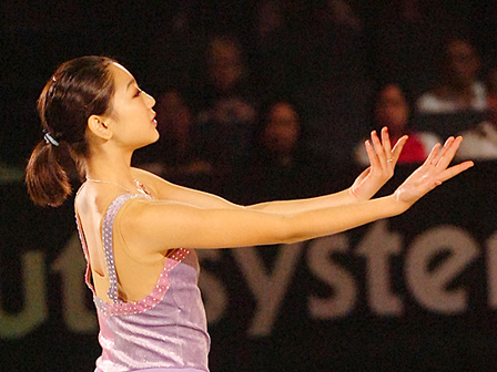 長洲未来、アメリカ代表オリンピックフィギュアスケート選手（2009年） Courtesy of MIrai Nagasu Official Website - copyright Leah Adams